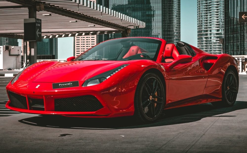 פרארי Ferrari 488 Spyder Red